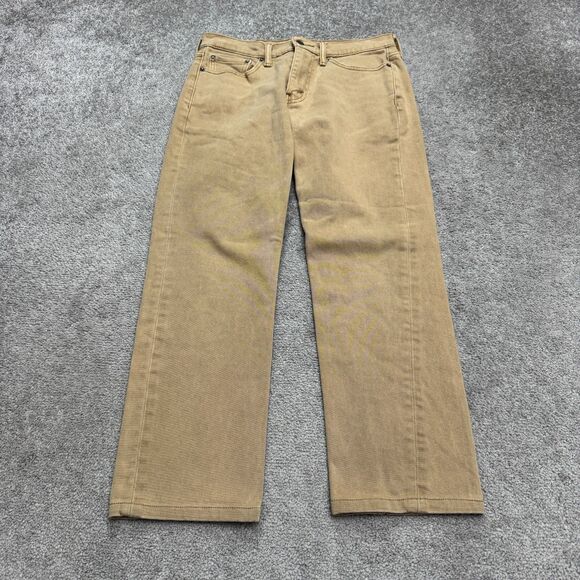 Levi's Other - Levi's 514 Straight Leg Denim Jeans Mens 30x27 Khaki Brown Cotton Casual Stretch